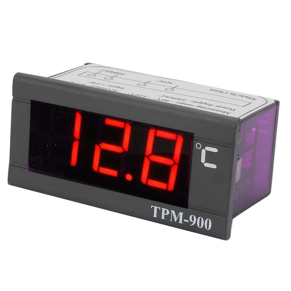 Controlor de temperatură digital, Regulator de Temperatură Digital, TPM-900 220V Controlor de temperatură digital cu panou LED și senzor