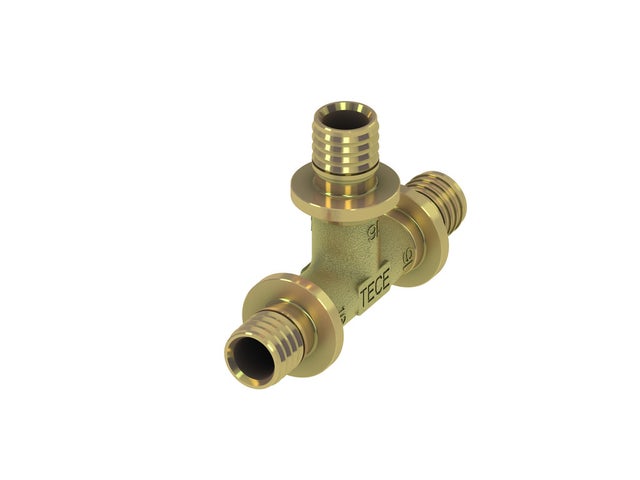 TECEflex Té, laiton standard, 760016, Exécution: 16 x 16 x 16