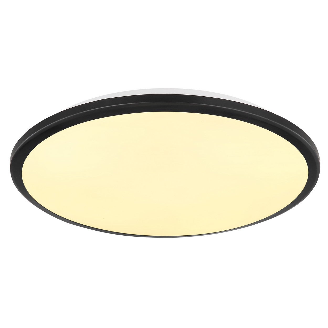 Globo Xander Plafonnier encastré noir mat LED 3000K | Leroy Merlin