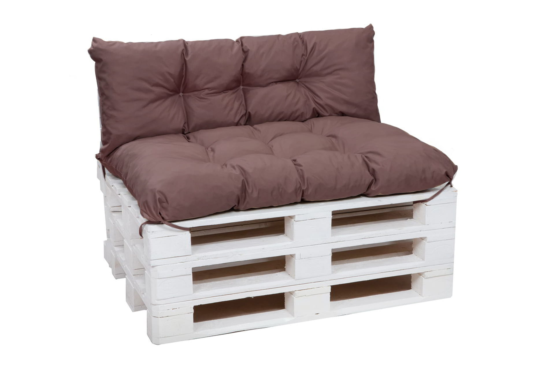 Poduszka ogrodowa na paletę 120x50x40cm poduszka na meble ogrodowe brązowa, poduszka na balkon taras, poducha ogrodowa na meble z palet