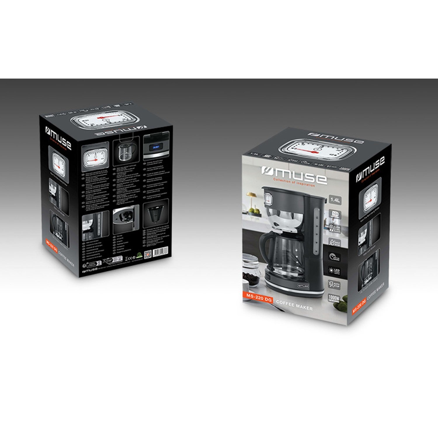 Cafetière à filtre MUSE MS-220DG - 4