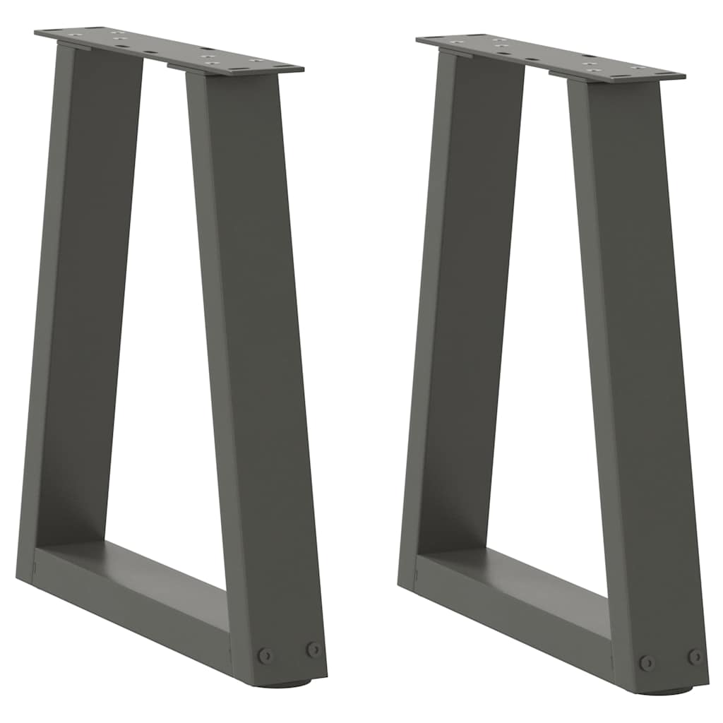 Nogi do stolika kawowego w kształcie litery V 2 szt. Antracyt 28x(42-43,3) cm Stal vidaXL