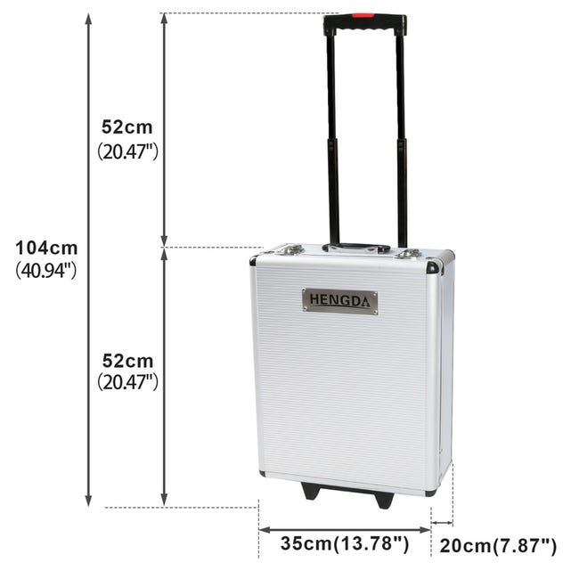 Valigia Attrezzi TRESKO Da 949 Pezzi - Cassetta Portatile Con Ruote, Per Fai Da Te E Riparazioni - Foto 5