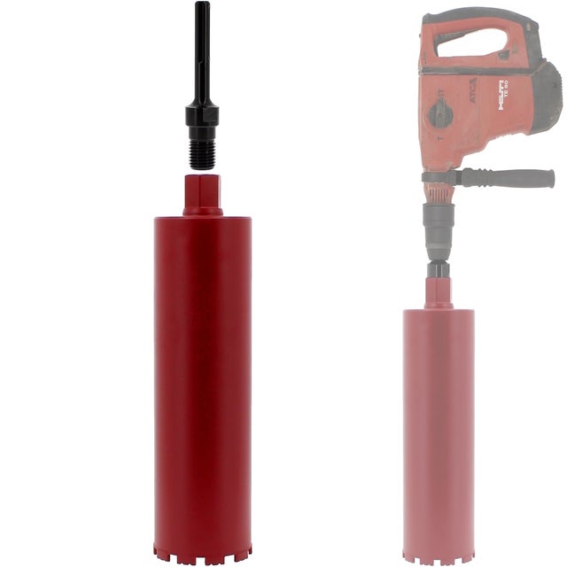 Adaptateur SDS Max Vers SDS Plus HERCHR - Acier Chromé Pour Marteaux Perforateurs