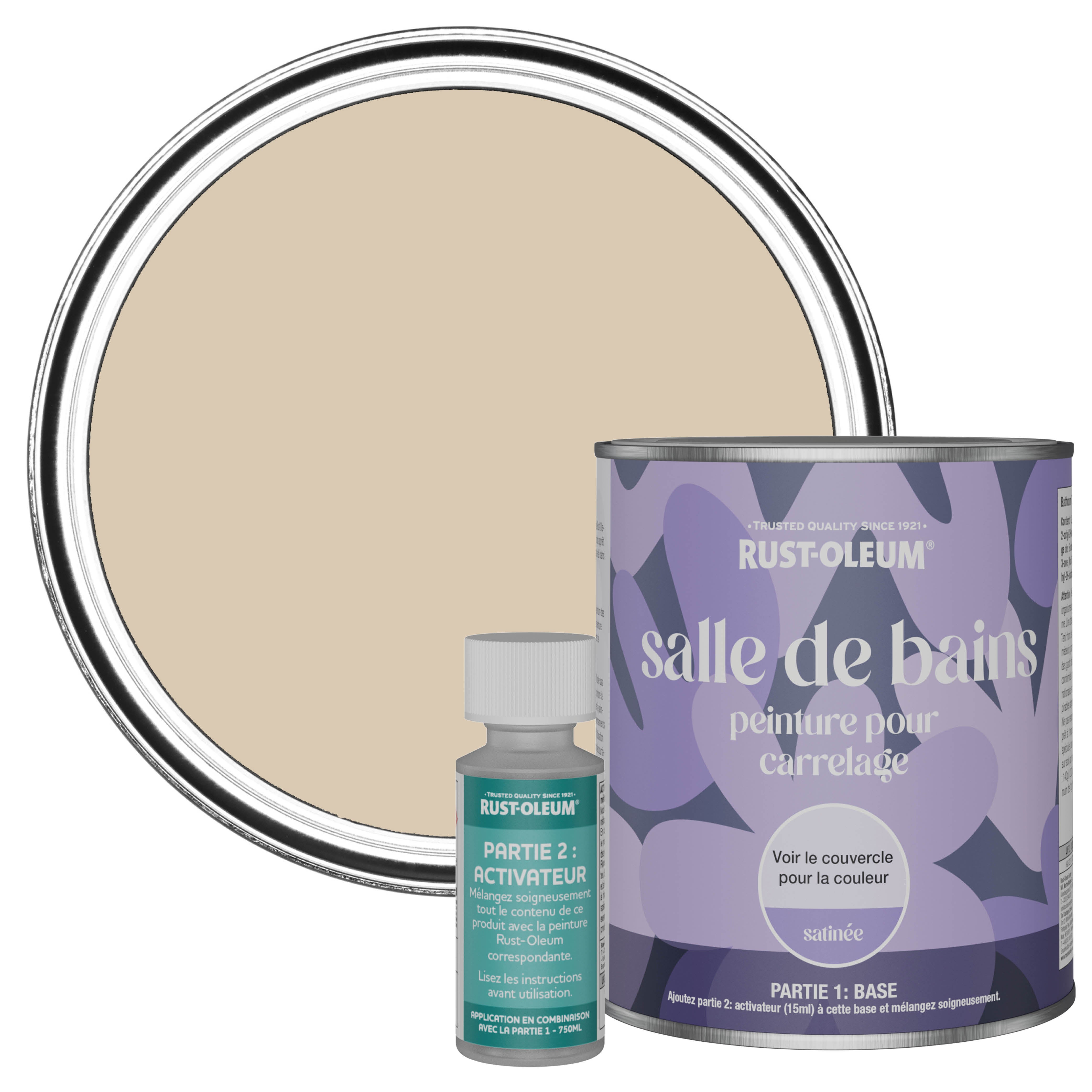 RustOleum Peinture Beige Carrelage Salle de Bain, Satinée Écume — free download