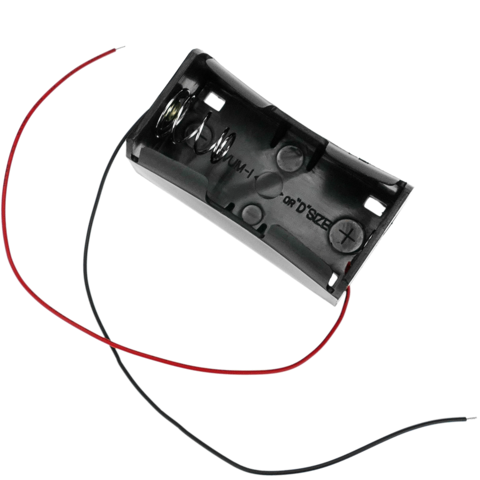 Battery compartment. Porte-pile plat pour 1 piles D LR20 R20 1.5V C C - 3