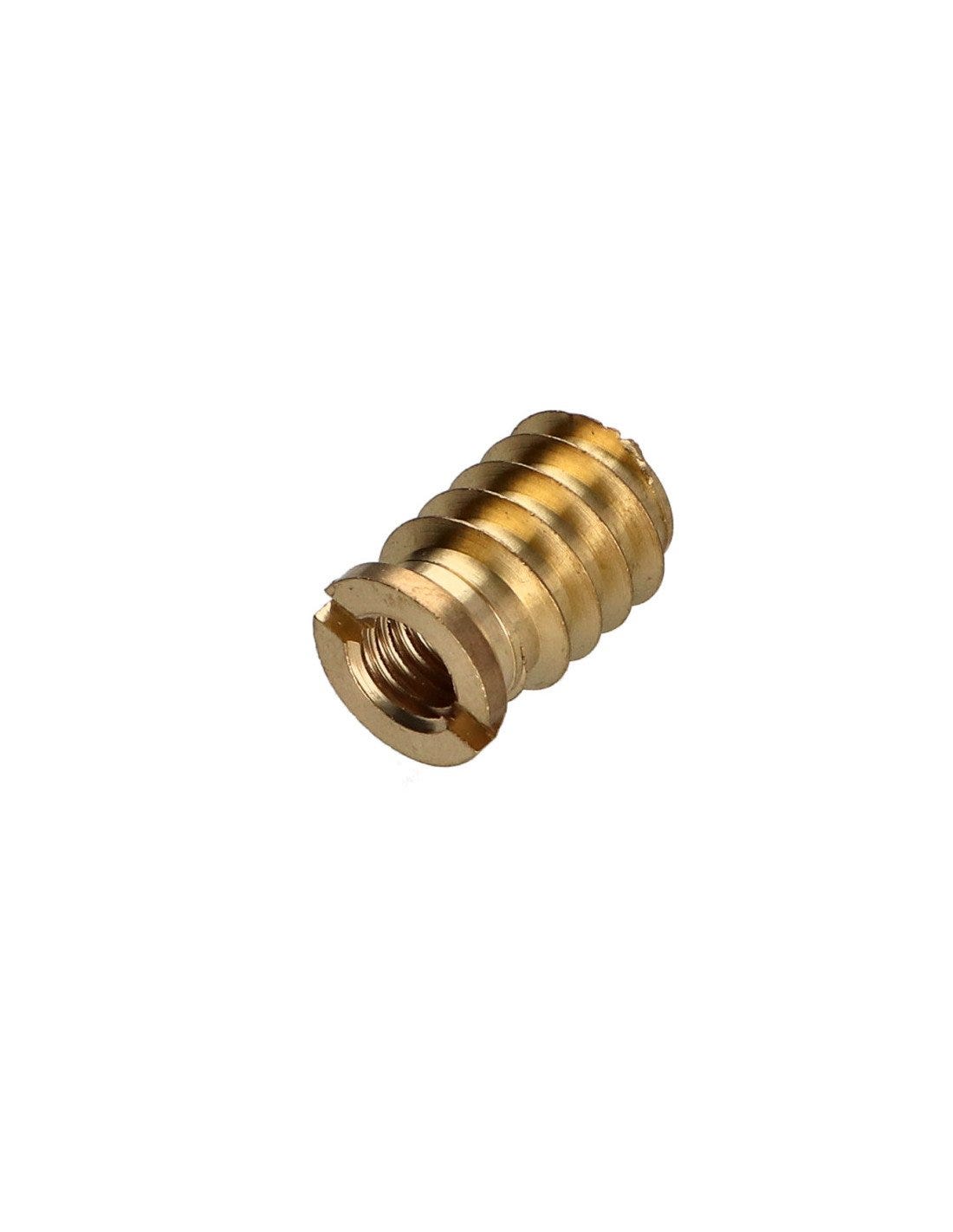 Inset Filete Insert fileté bois fendu M8 13X20 Laiton-10 pièces | Leroy Merlin