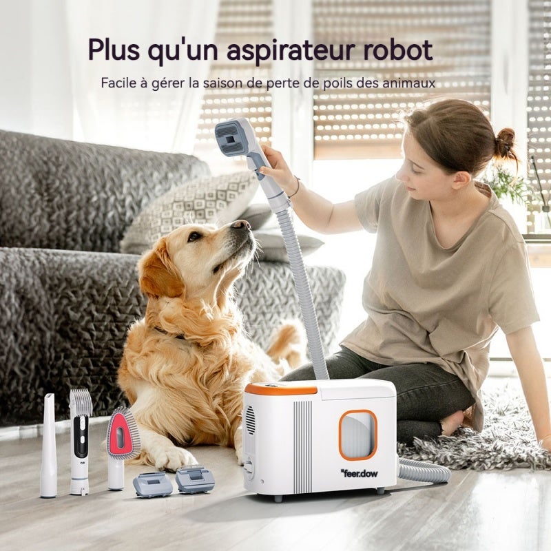 Teendow D20S Max+ aspirateur robot laveur connecté, contrôle par application et commande vocale, robot nettoyeur intelligent pour sols durs et tapis - 2