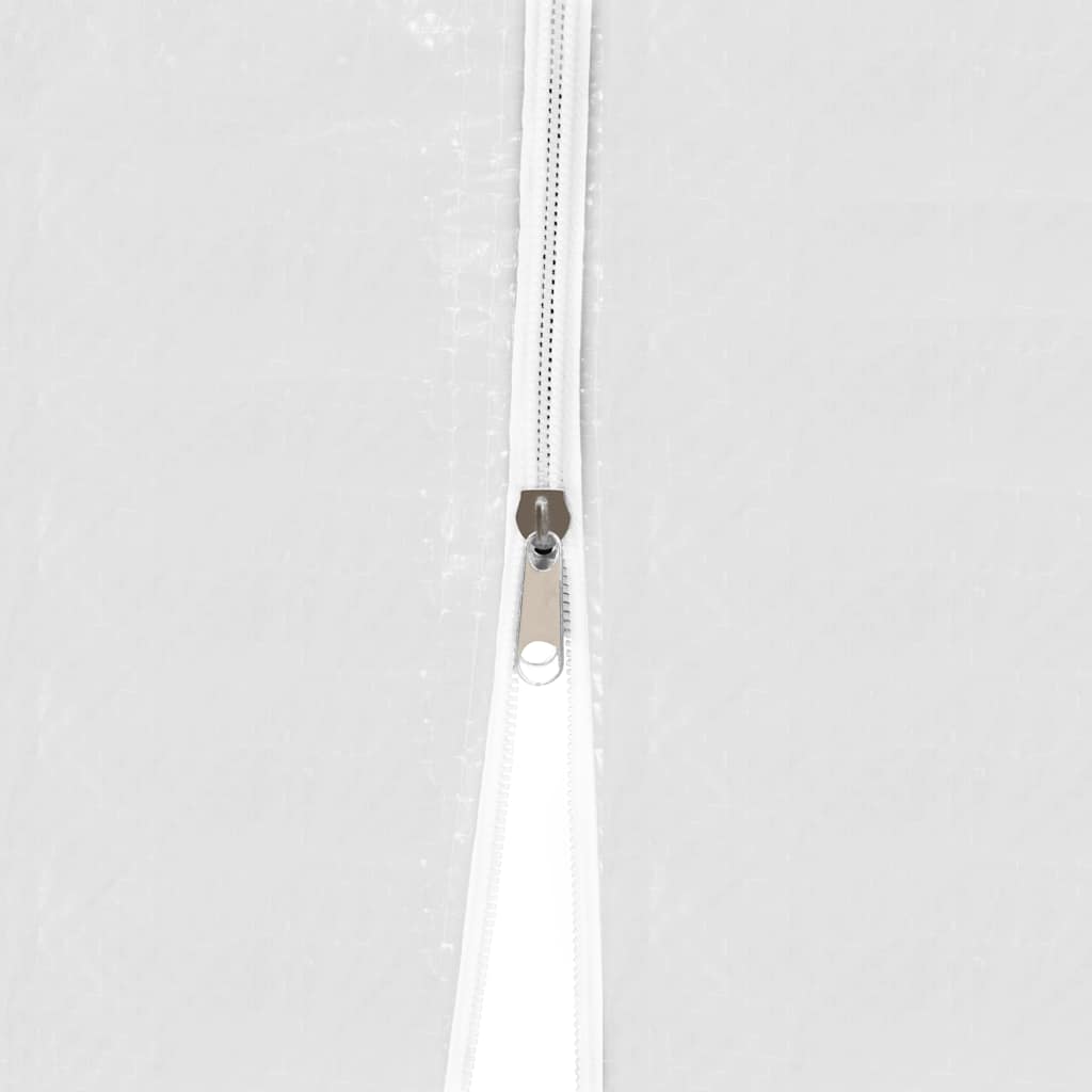 Tente de Réception Extérieure 3x9m Blanc - Chapiteau Jardin Résistant UV et Eau avec Toile Polyéthylène et Structure Acier - 7