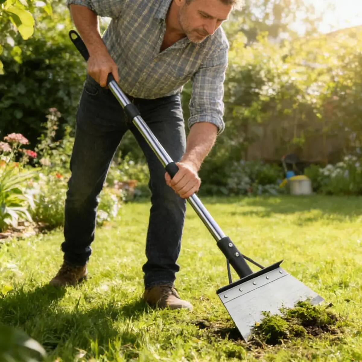 Pelle jardinage acier inoxydable outils de jardin outils jardinage pelle jardin tout en un pour jardin terrasse et pelouse - 9