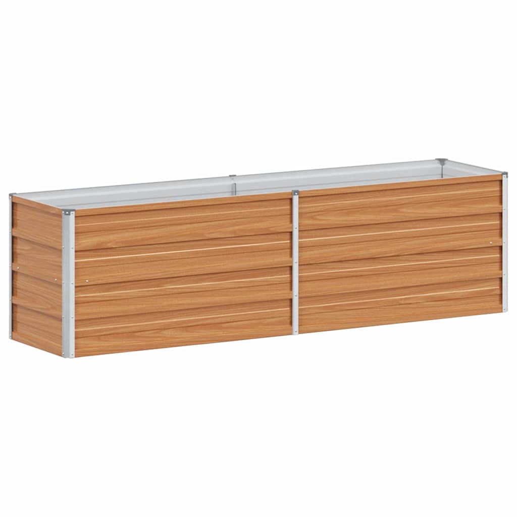 vidaXL Jardinière surélevée Marron Clair 160 x 40 x 45 cm - 2