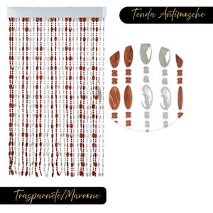 Filo per tenda con perline da 72: decorazione boho con pietre preziose in vetro - Italia