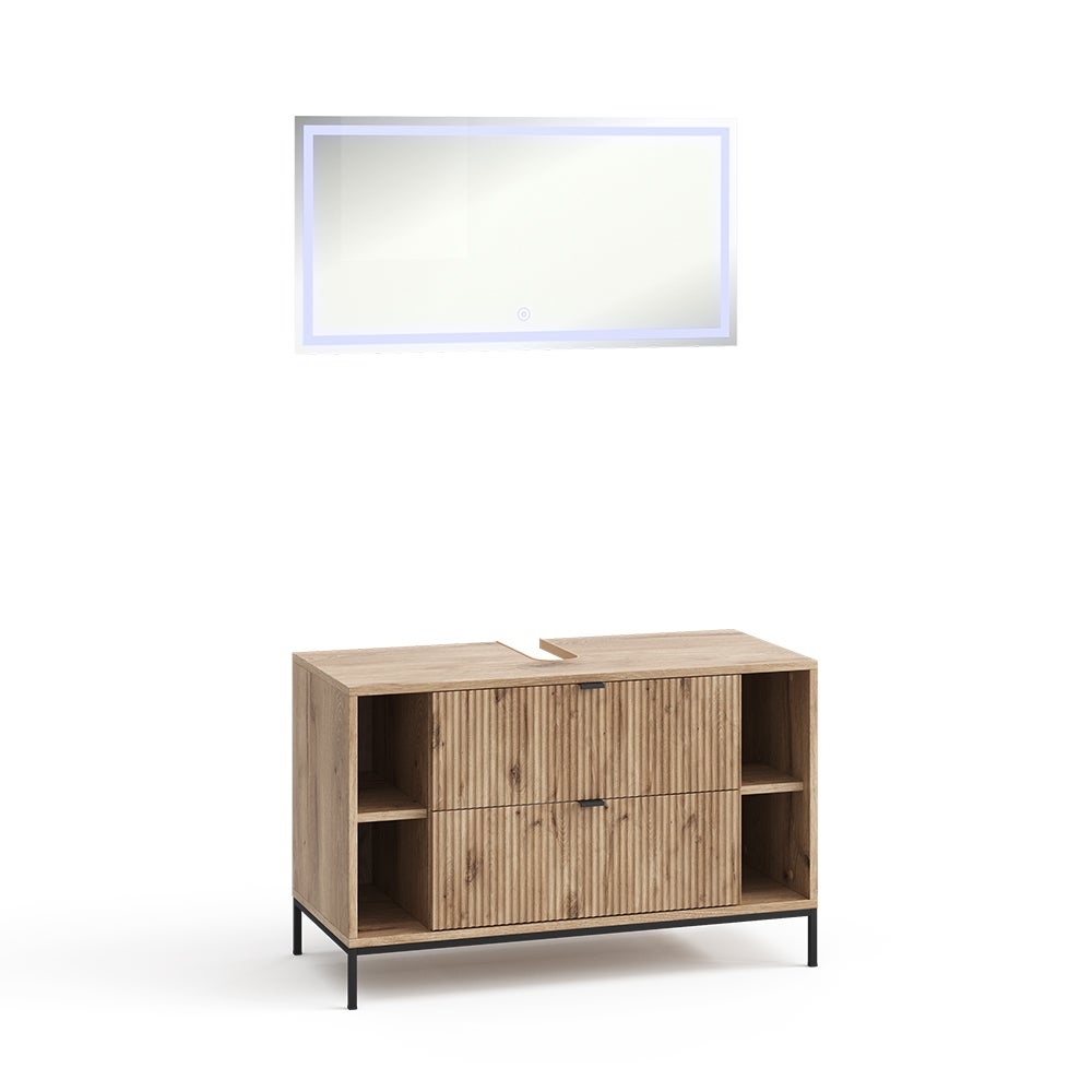 Vicco Zestaw mebli łazienkowych Eliza, Viking Oak, 2 części