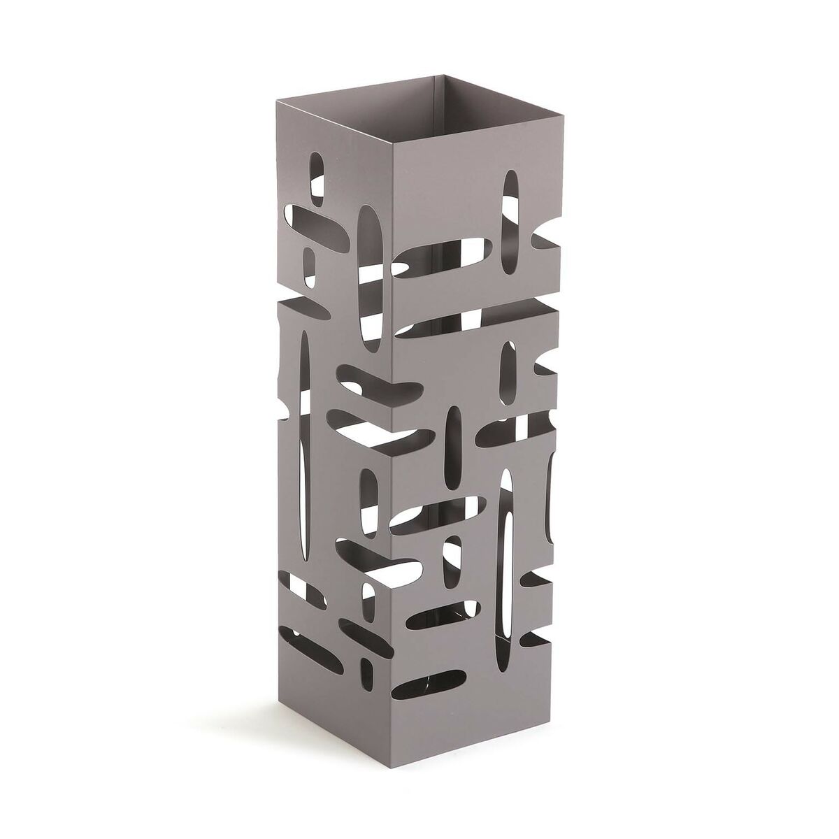 Porte-parapluie Versa Gris Métal Fer – Dimensions 15,5 X 49 X 15,5 Cm – Design Moderne Pour Entrée, Hall