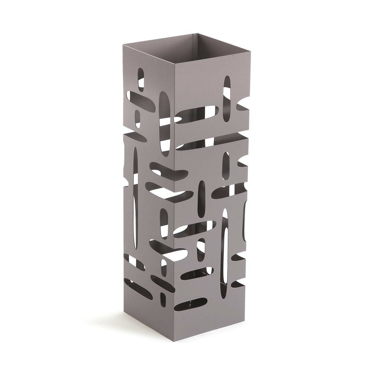 Porte-parapluie Versa Gris Métal Fer – Dimensions 15,5 X 49 X 15,5 Cm – Design Moderne Pour Entrée, Hall