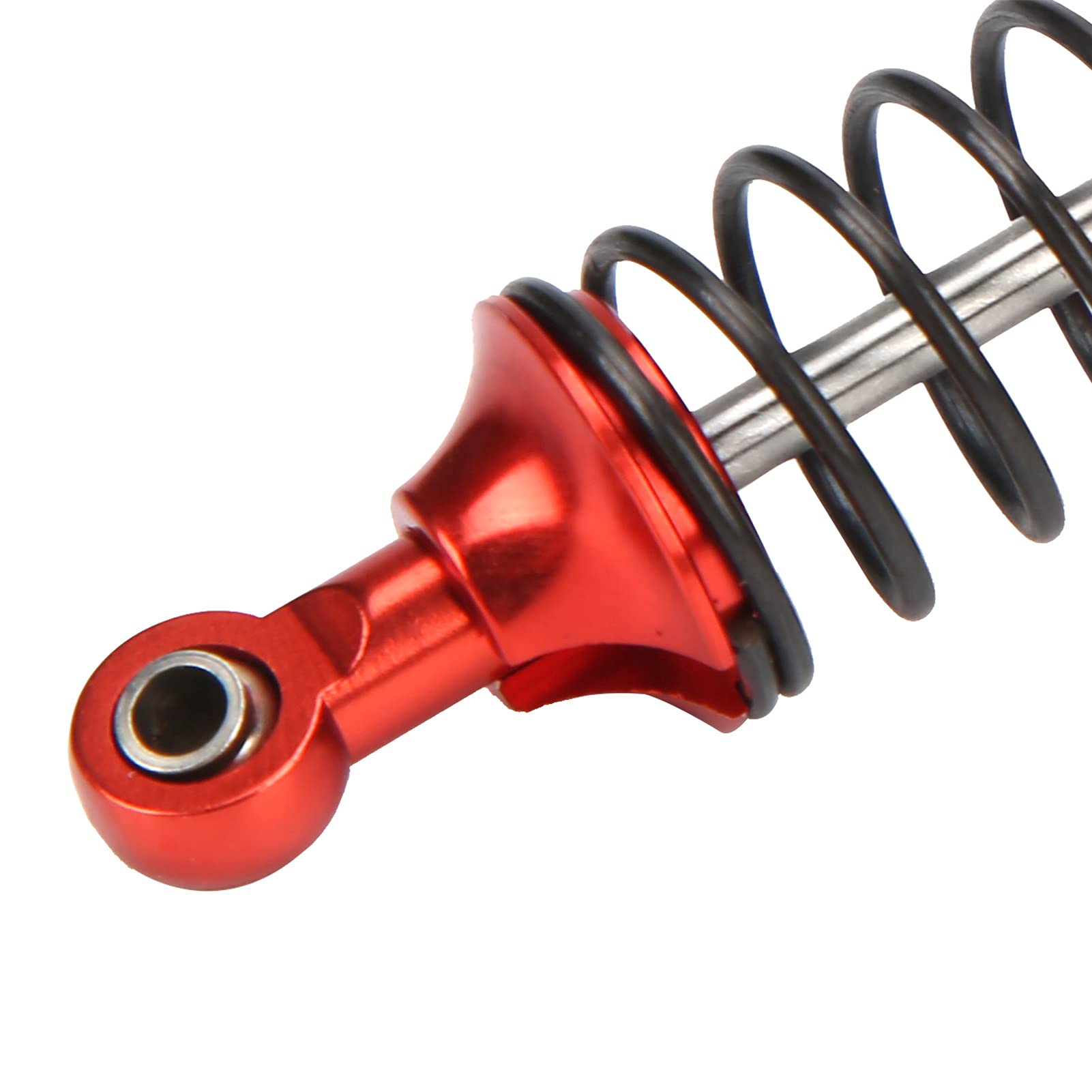 pezzi 100mm RC Metal Shock Absorber Damper Set per HSP / RGT / Himoto / Redcat 1/10 RC Car (rosso) - 9