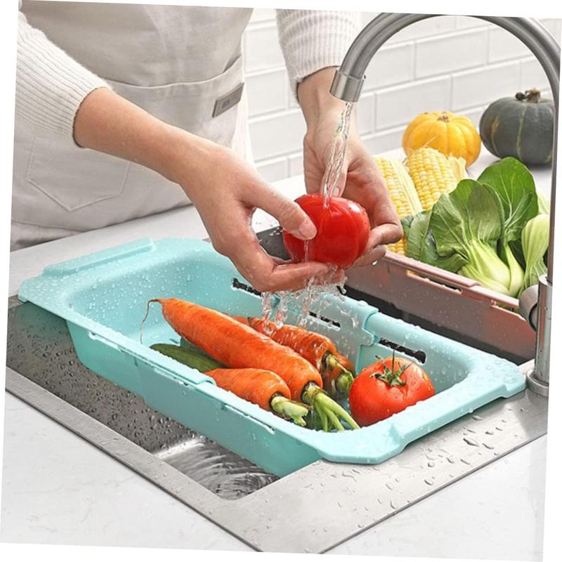 Lot de 2 paniers vapeur pliables pour légumes, insert vapeur en plastique pour casserole avec poignée centrale, panier de cuisson à la vapeur, design peu encombrant