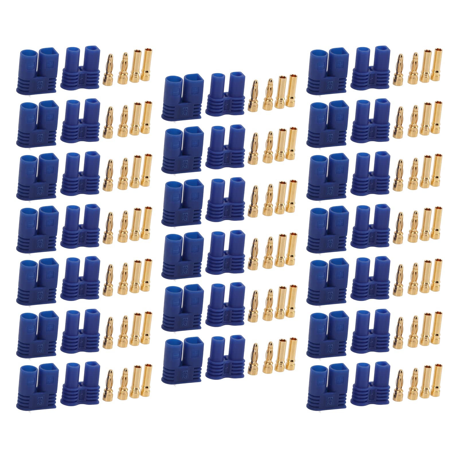 Anderson Lot Connecteurs Batterie Bleu SBX/E 320 A – 48 V – Contacts 50 Mm² – Haute Puissance Pour Véhicules Électriques, Chariots, Camping-cars
