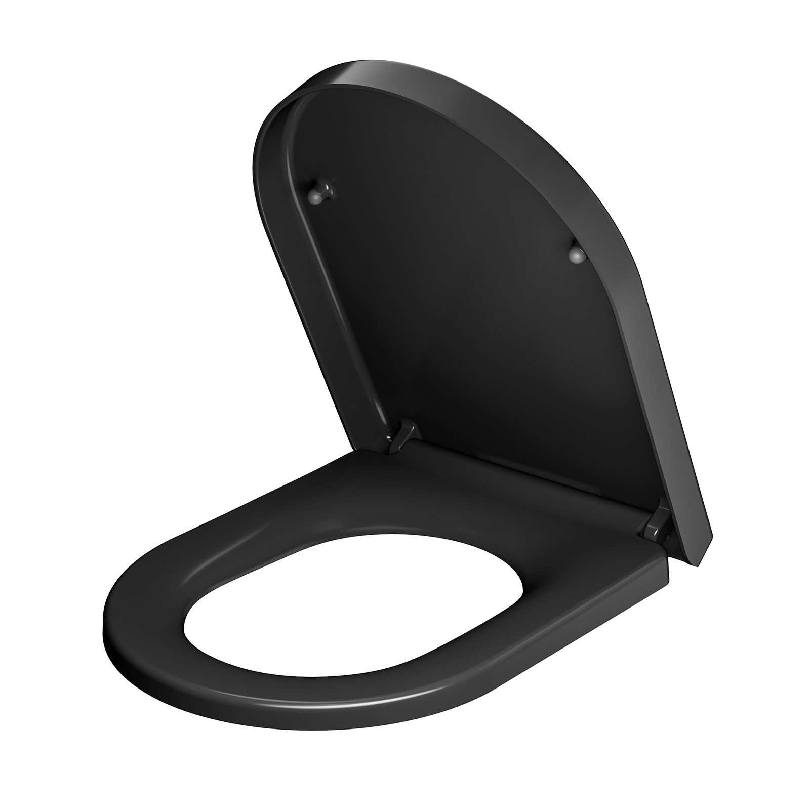 lunette de toilette noire