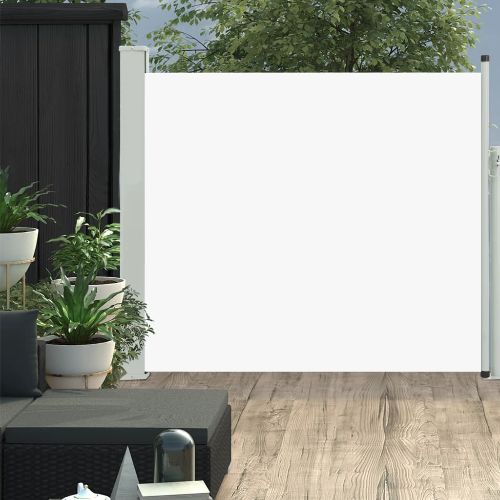 Maison exclusive - toldo lateral retráctil de jardín color crema 100x300 cm