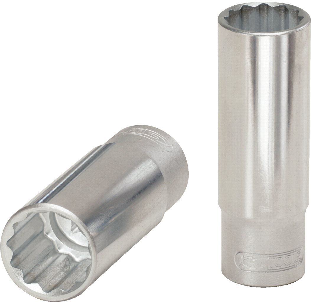 KS Tools 918.1230 Douille 1/2 6 Pans 30 Mm CHROMEplus - Modèle Court Pour Machines