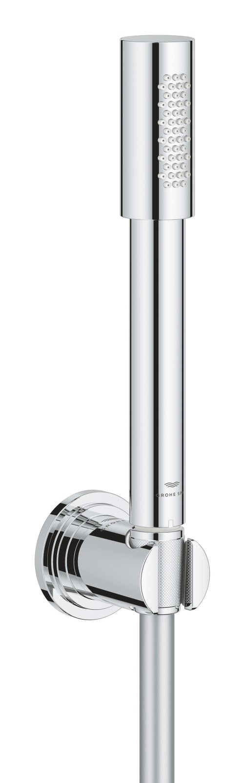 Set para de dus Grohe 26892000, Para dus SPA AQUA, diametru 25 mm, montaj universal, racord 1/2'', crom