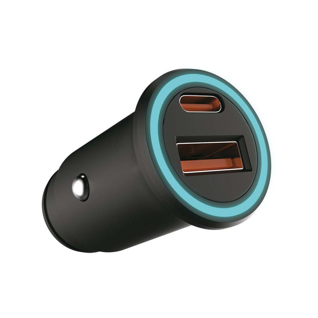 Caricatore Auto 120W USB C Retrattile 4-in-1 - Ricarica Rapida PD Per Smartphone, Tablet, Laptop