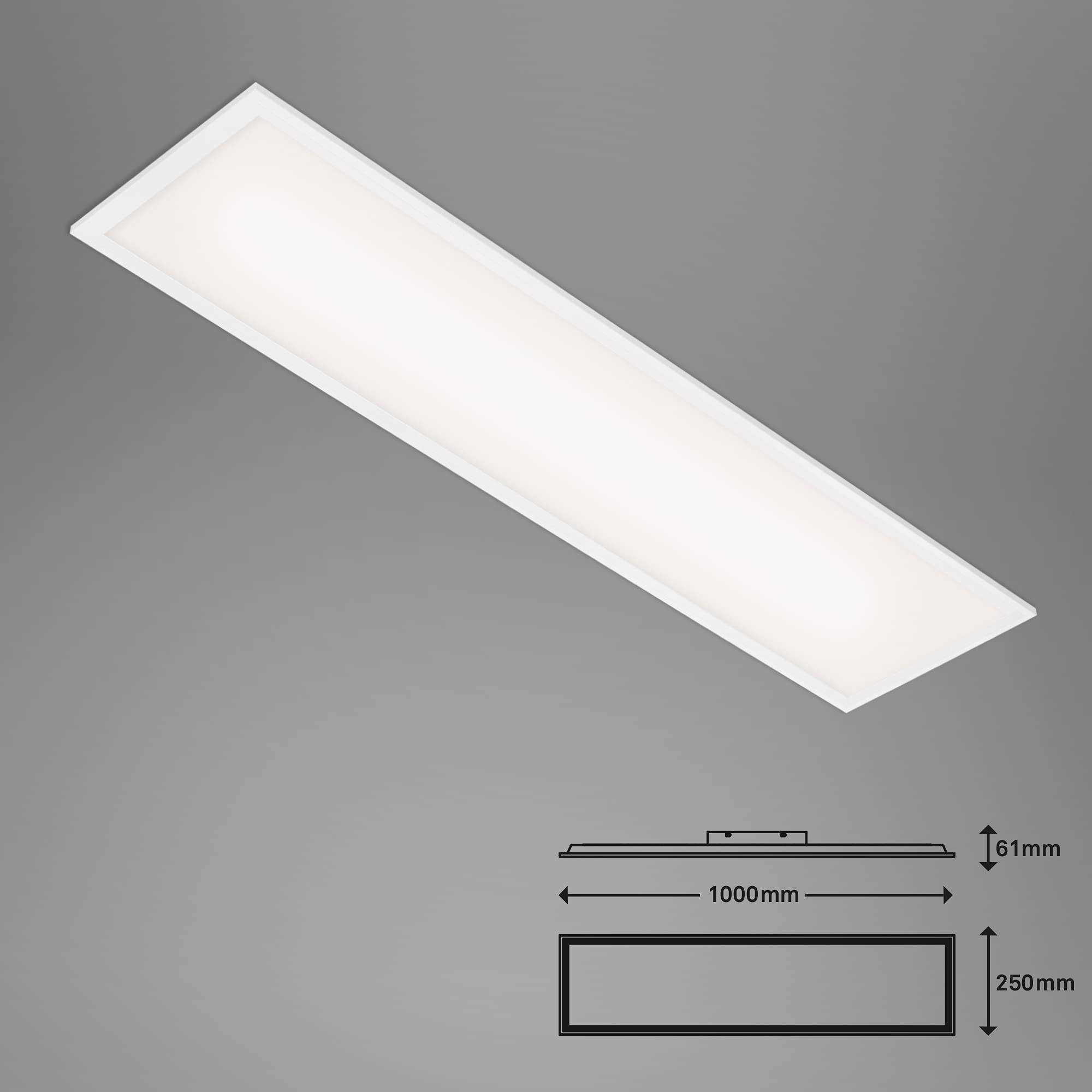 Plafonnier LED - Blanc - 23?W 2200?lm - Dimmable et CCT 3000?6500?K - Télécommande incluse - IP20 - Briloner - 4