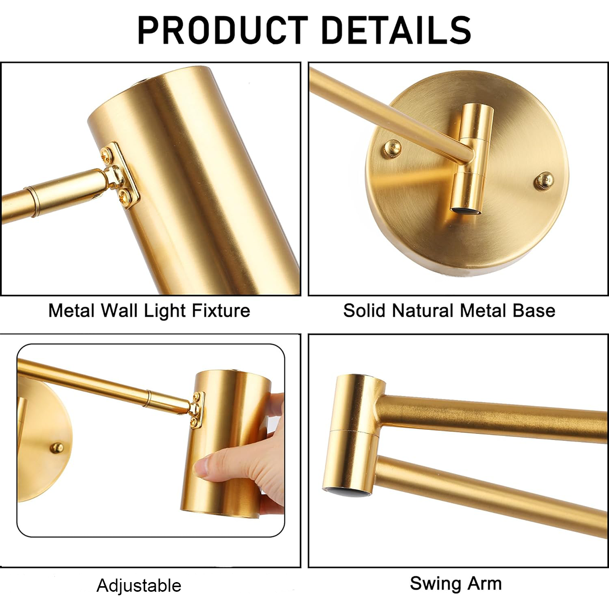 Aplique de parede extensível 