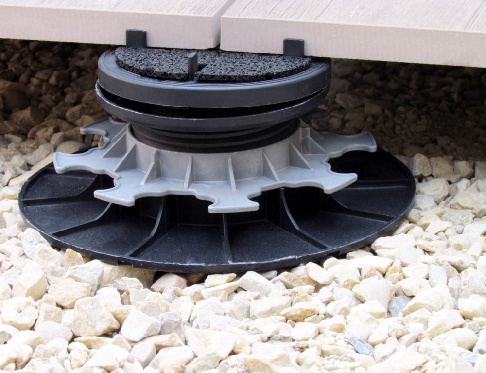 Plot autonivelant pour terrasse dalle ou caillebotis 155 à 245 mm - JOUPLAST - Carton de 40 plots - 2