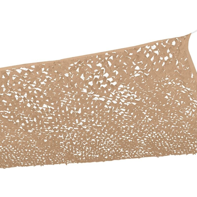 Voile d'ombrage rectangulaire Design Camouflage, 3x4 M, couleur sable, filet d'ombrage