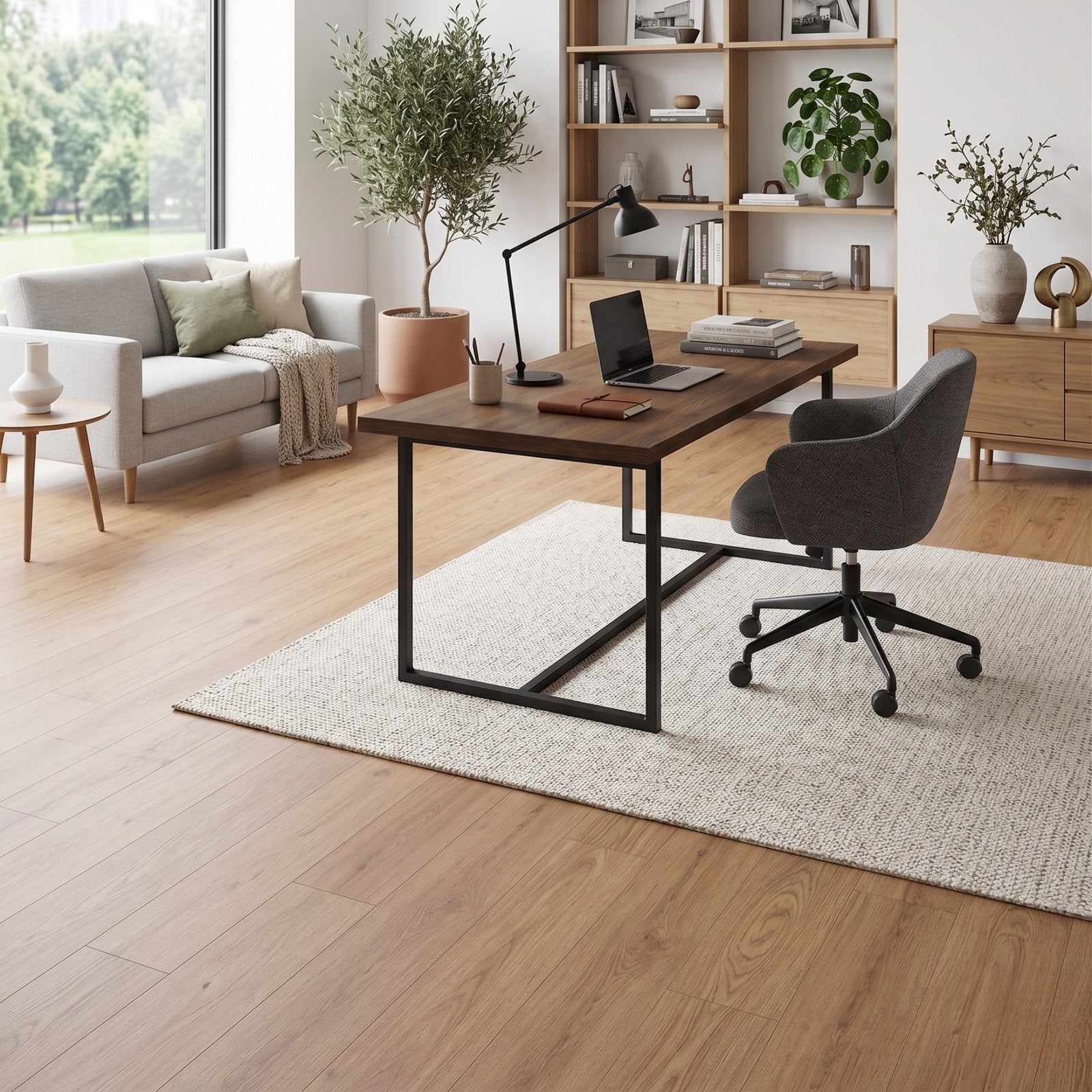 Suelo vinílico SPC clic Extrem 5 mm efecto madera Roble Dorado ISOVEX (2,21 m²) - 7