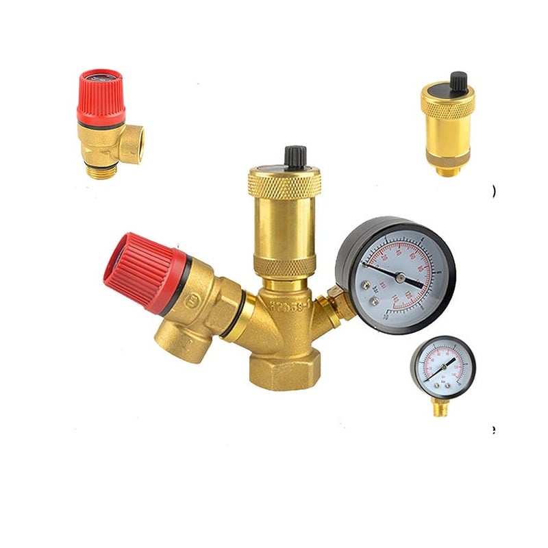Zawór bezpieczeństwa DN25, zawór bezpieczeństwa wydechowy 1 cal, trójdrożny gwint wewnętrzny