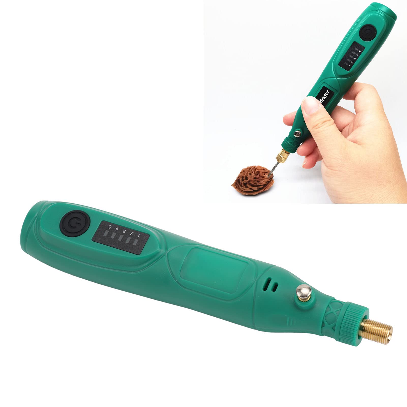 Mini Outil Rotatif Sans Fil 5 Vitesses Avec 72 Accessoires - Meuleuse Gravure & Ponçage USB-C
