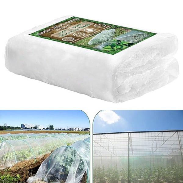 Wytrzymała siatka ochronna do roślin 250 x 1000 cm do ogrodu i gruntów rolnych