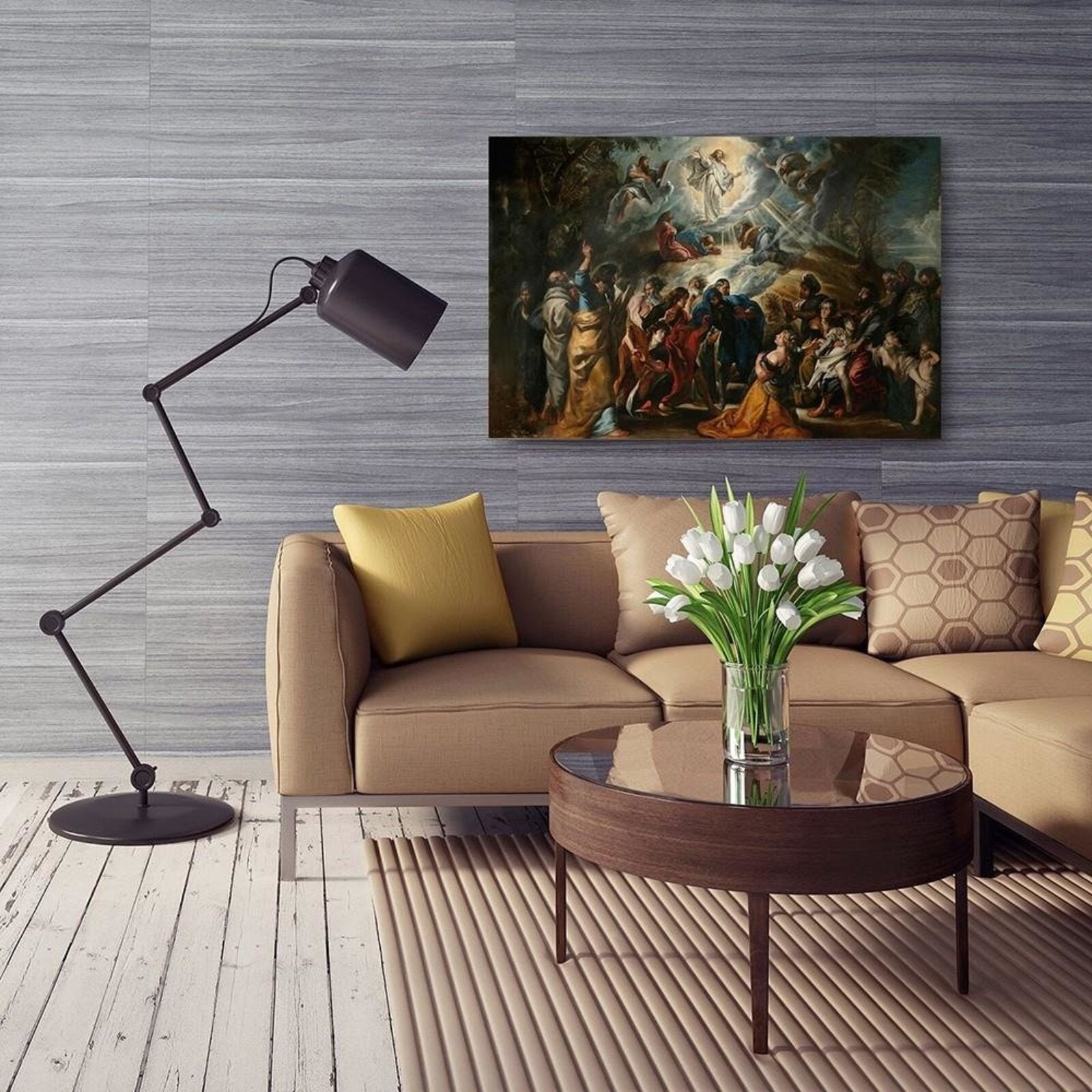 Tableau reproduction photo de pp rubens - la transfiguration - 70 x 100 cm - 4