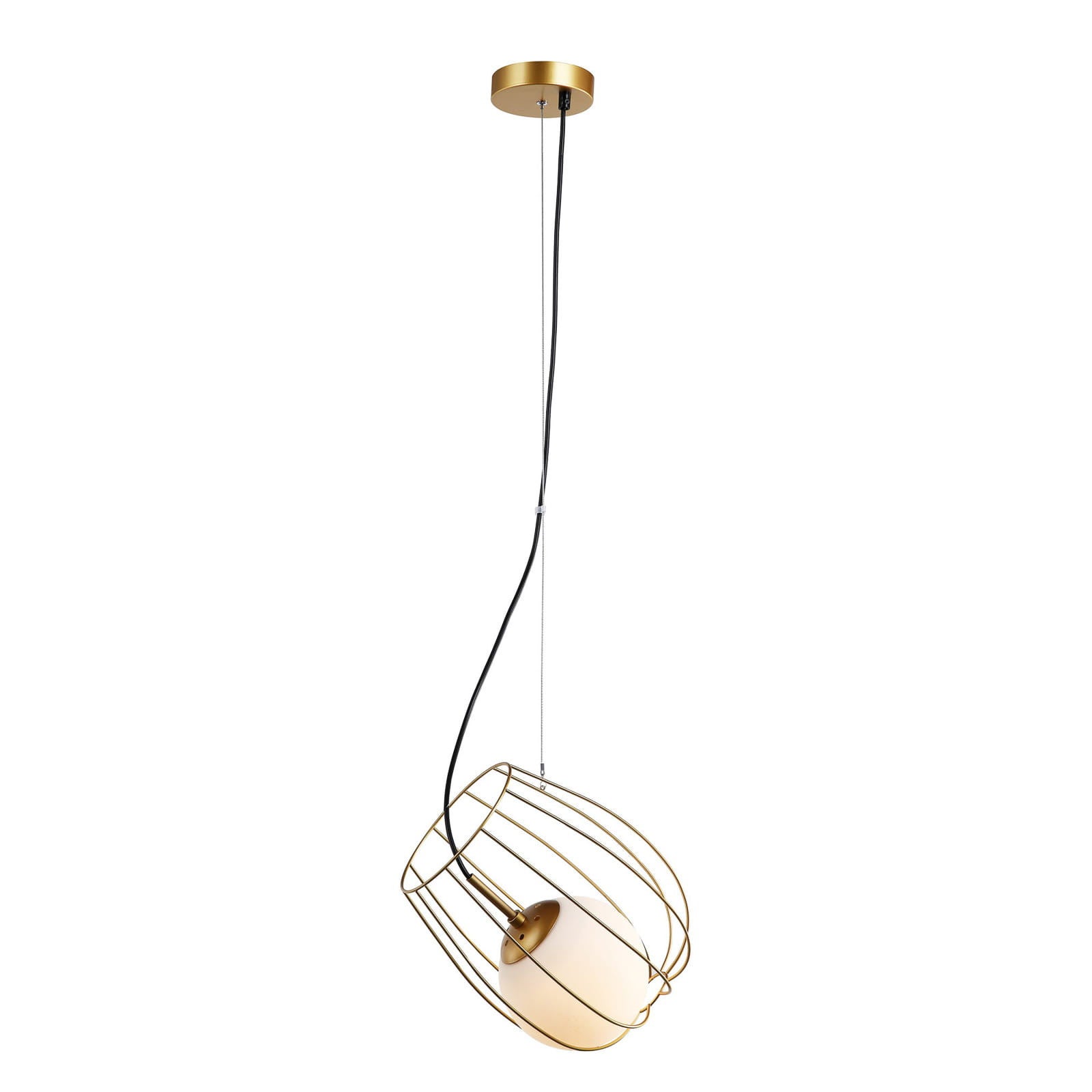 Lampa sufitowa wisząca Melisa złota 1xE27x40W nowoczesna wym: 103 x 23 x 23 cm metal Italux