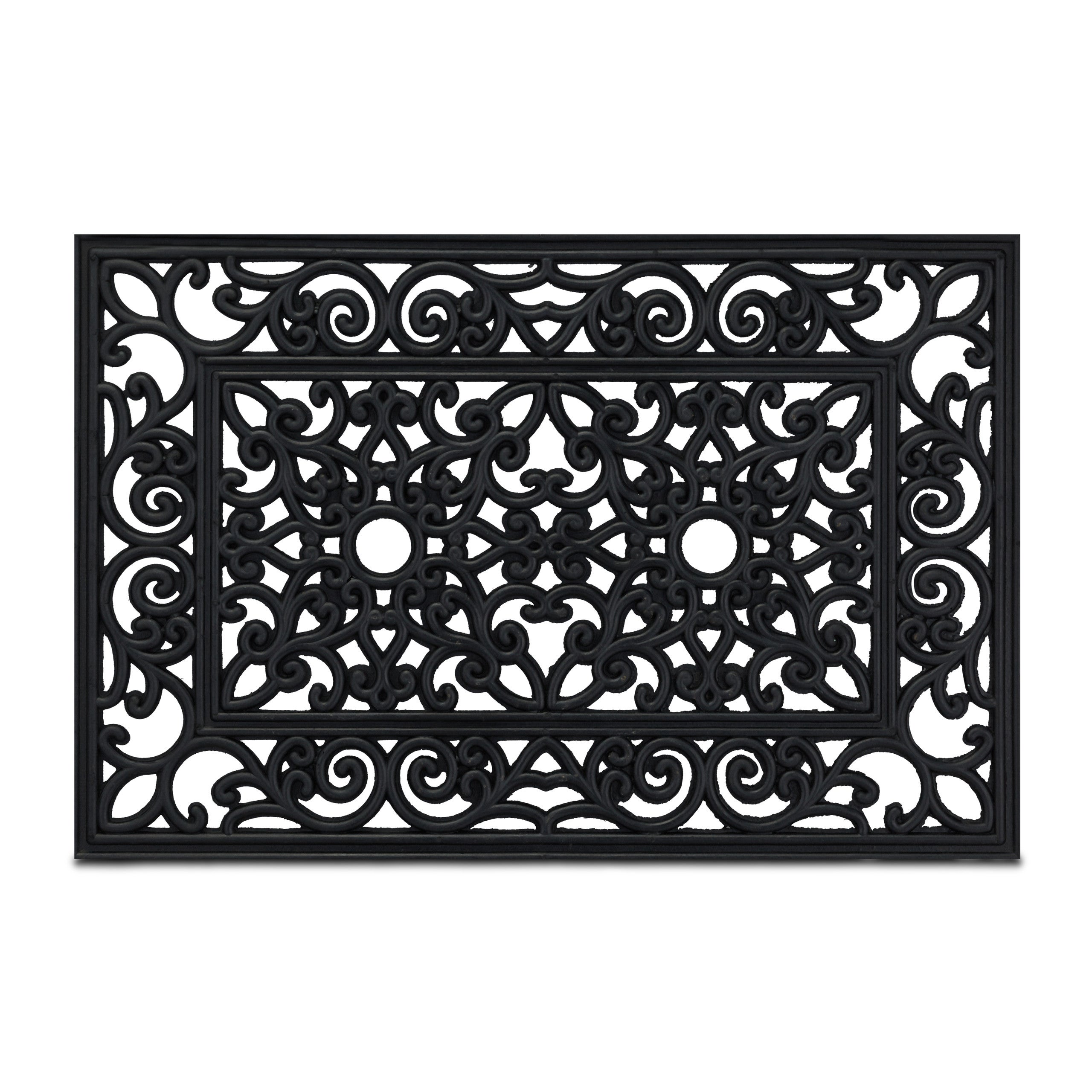 Paillasson Rectangulaire 40x60 Cm Caoutchouc Et Fibre De Coco Comfortxl 94827417