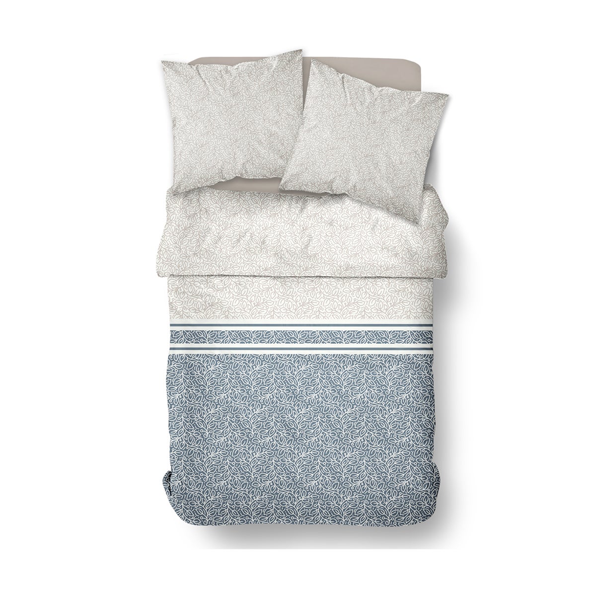Parure de lit imprimé Floral coton FLANELLE - 4