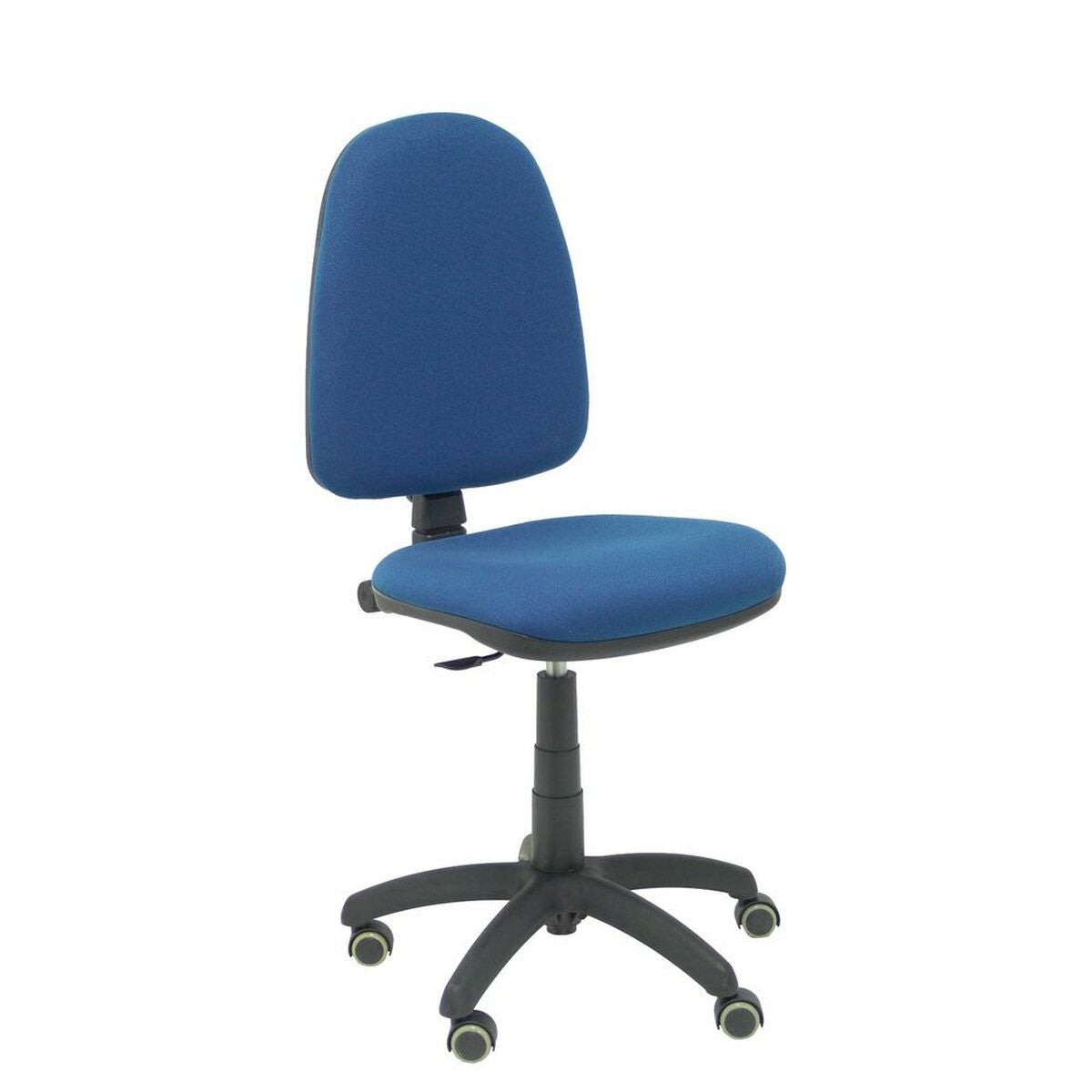 Silla Oficina PYC 04CP Sedia Ufficio Ergonomica Con Braccioli Fissi, Regolabile In Altezza, Tessuto Bali Giallo, Base In Poliammide Con Ruote Parquet - Prodotta In Spagna - 4