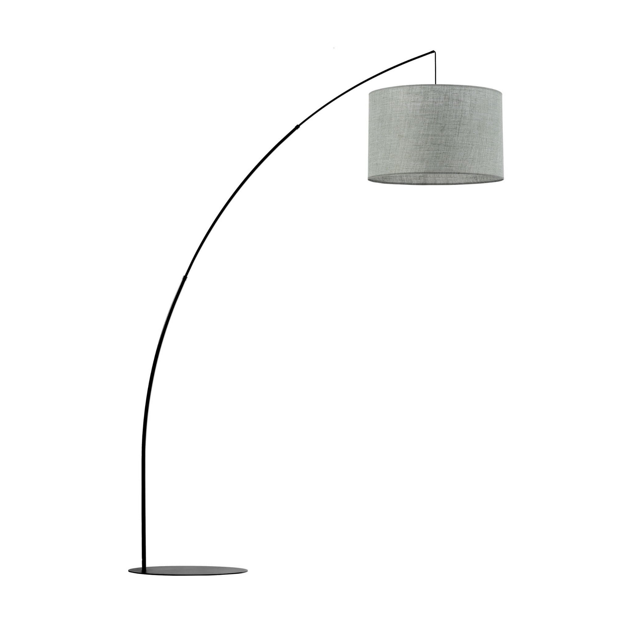 Lampa podłogowa stojąca Moby czarno-szaro-zielona 1xE27x15W wym: 245 x 60 x 190 cm tkanina TK Lighting