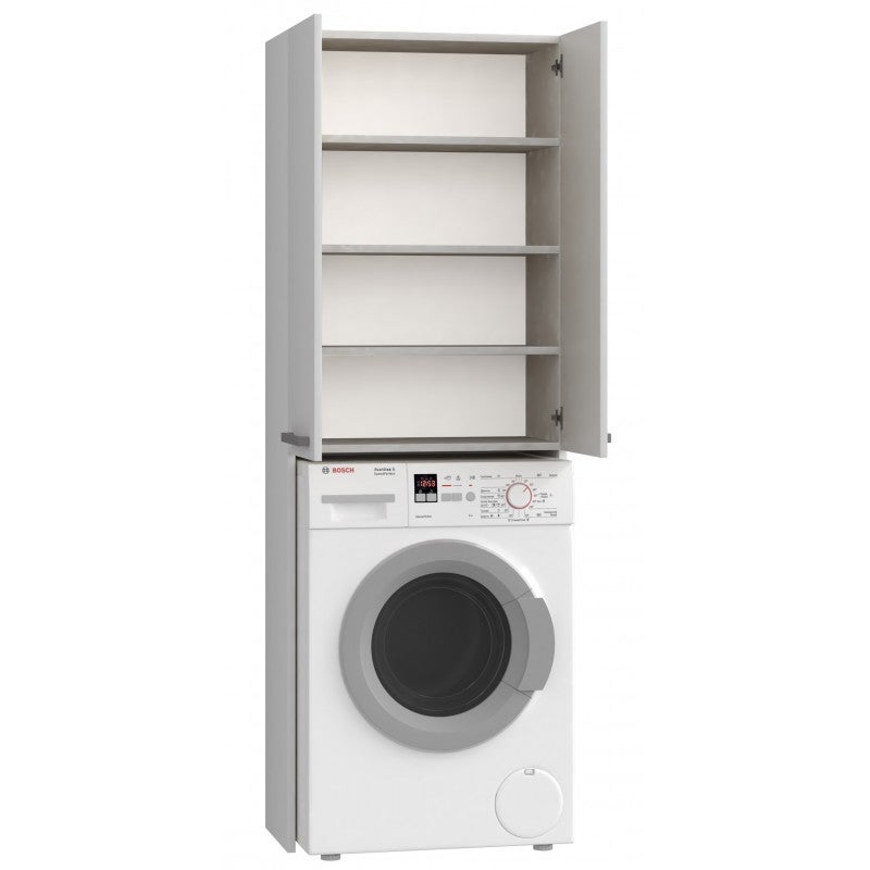 COMO - Mueble para lavadora de estilo moderno - 183x64x30 - 2 puertas+4 baldas - 2