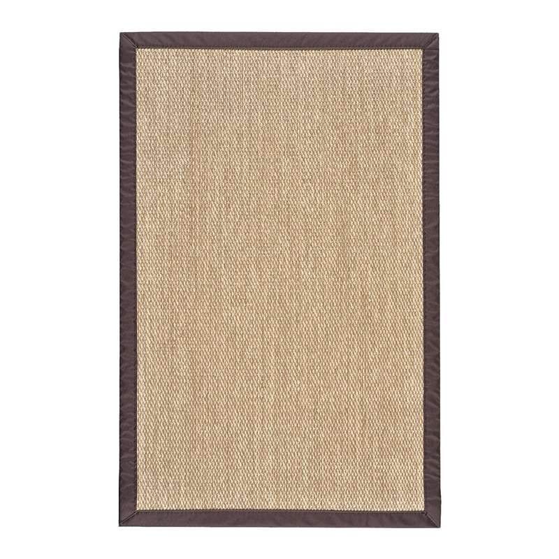 Winylowy dywan Premium z lamówką, alfombra de PVC antypoślizgowy i odporny Jasny Brąz, 60 x 90 cm