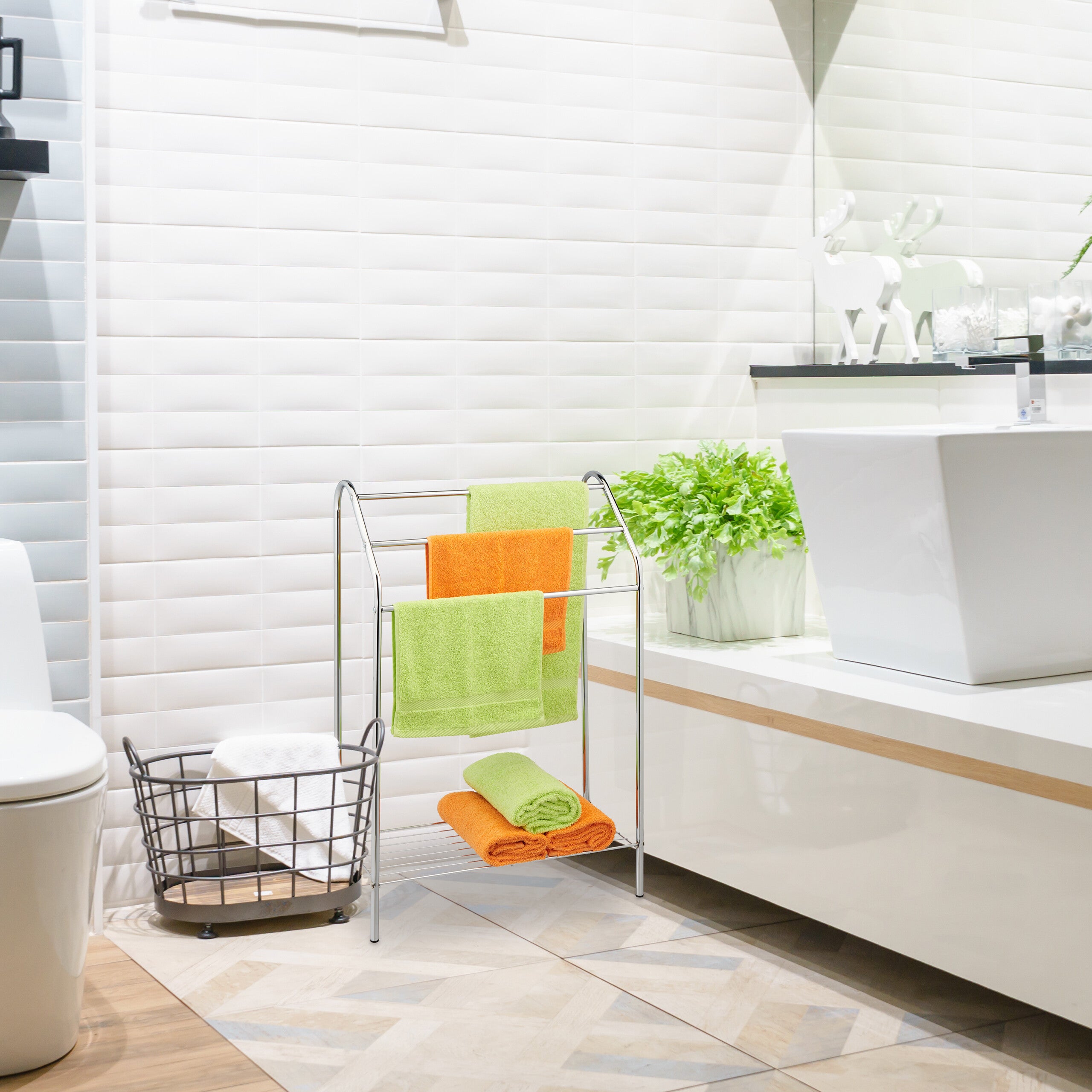 6 Serviettes De Bain 50x70 Cm | Coton Qualité Hôtelière | Très Absorbantes, Douces | Certifiées Oeko-Tex