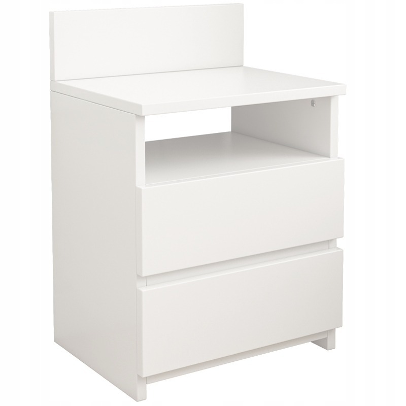 Szafka nocna biała nowoczesna loft 40cm