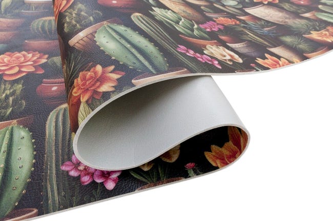 Tappeto Cucina PVC Linea Alba 51x400 Cm - Antimacchia, Antiscivolo, Stampa Digitale, Ritagliabile, Italiano - Foto 11