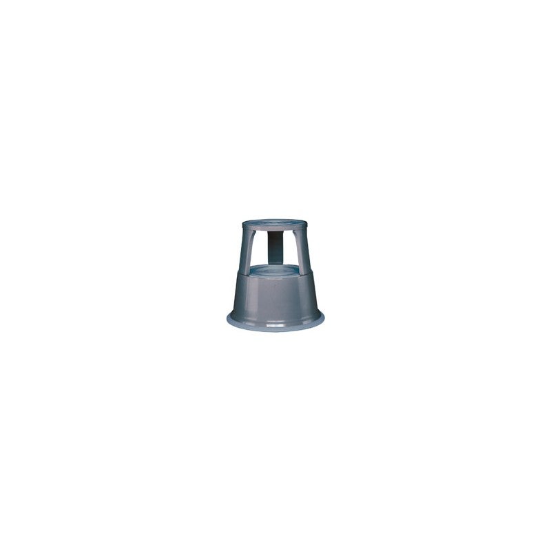 Werner Dorsch WEDO Kickstool - składana drabina - metal malowany proszkowo - szary, RAL 7012 (212 112)