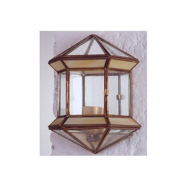 Application de cristal de couleurs Hexagonal modèle granadine FABRILAMP - 2