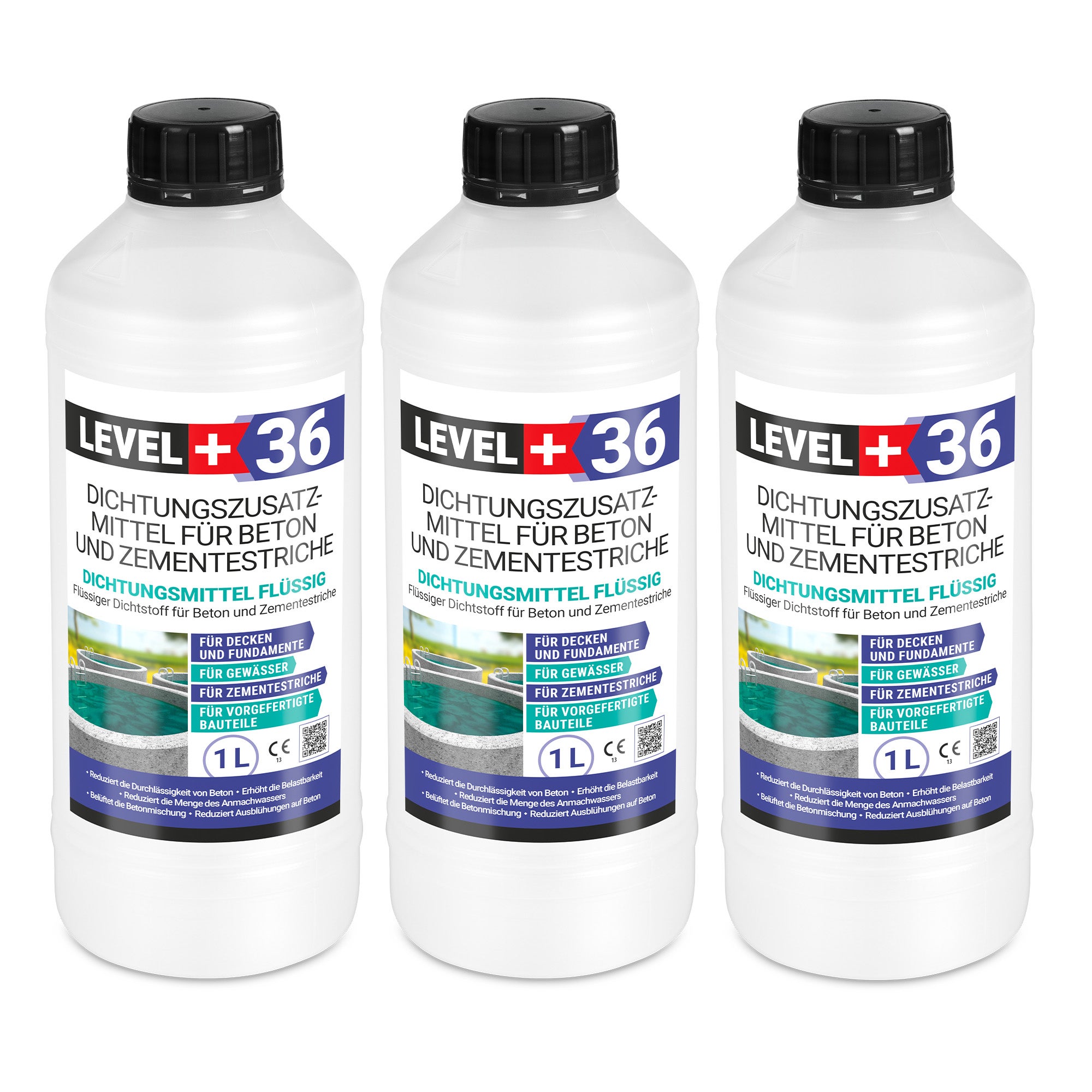 LEVEL+ Sellador líquido para soleras de hormigón y cemento L+36 - 3L ...