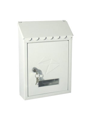 Cassetta Postale IRON Nero - 300x210x70 Mm, Con Chiavi E Kit Di Fissaggio - Foto 5